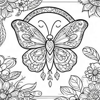 Page De Coloriage De Papillon Attrape Reves Complexe 117727-52955