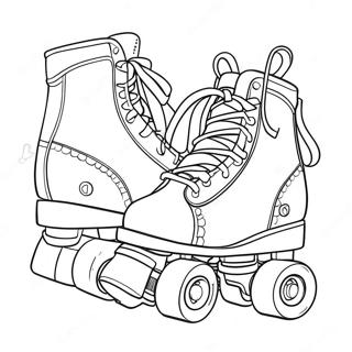 Page De Coloriage De Fete De Roller Amusante Pages À Colorier