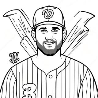 Bryce Harper Pages À Colorier