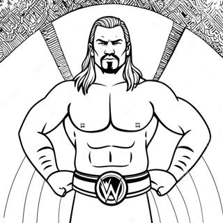 Page De Coloriage Wwe 117828-53030