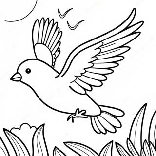 Oiseau Volant Page A Colorier 117880-53070