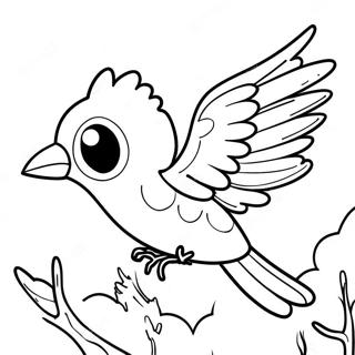 Oiseau Volant Page A Colorier 117880-53072