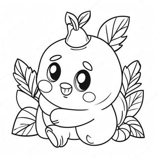 Personnage De Myrtille Mignon Page A Colorier 117933-53113