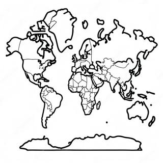 Page De Coloriage De Carte Du Monde Coloree 117959-53135