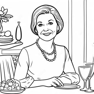 Page De Coloriage Demily Gilmore A Un Diner Chic 117988 53167