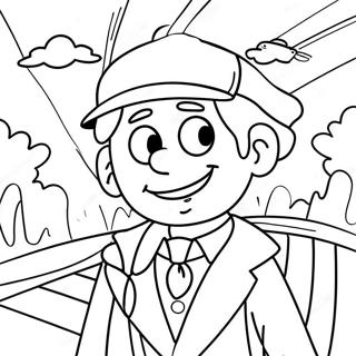 Page De Coloriage De Wally Darling En Aventure 118013 53181