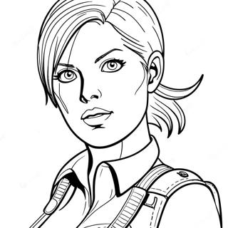 Resident Evil Pages À Colorier