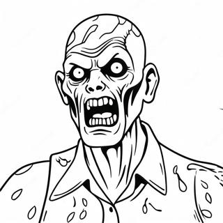 Page De Coloriage De Creature Zombie De Resident Evil 118063-53213