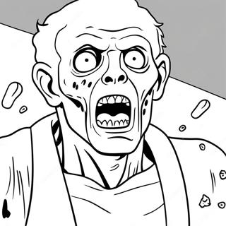 Page De Coloriage De Creature Zombie De Resident Evil 118063-53214