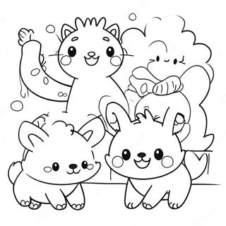 Page De Coloriage Danimaux Amicaux Repandant La Gentillesse 118089 53238