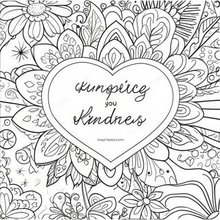 Page De Coloriage De Messages De Gentillesse Colores 118090 53242