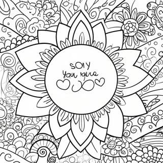 Page De Coloriage De Messages De Gentillesse Colores 118090 53244