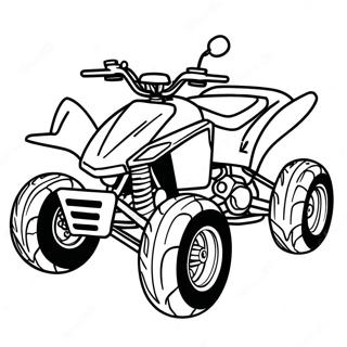 Page De Coloriage De Quad De Course Rapide 118296-53398