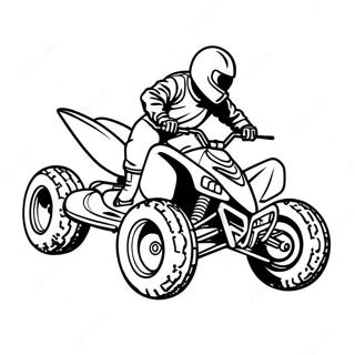Page De Coloriage De Quad De Course Rapide 118296-53399