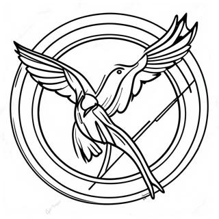 Page De Coloriage Du Logo Hunger Games 118320-53411