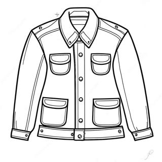 Page De Coloriage De Veste 118345-53432