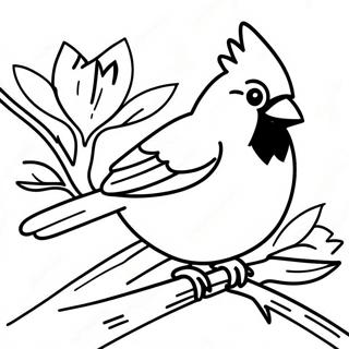 Page De Coloriage De Cardinaux 118370-53451