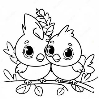Page De Coloriage De Bebes Cardinaux Mignons 118372-53458