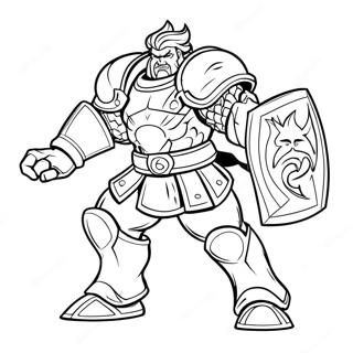 Page De Coloriage De Reinhardt En Charge 118399 53484