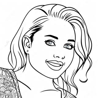 Miley Cyrus Pages À Colorier