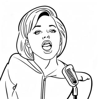 Page De Coloriage De Miley Cyrus Chantant Sur Scene 118447-53626