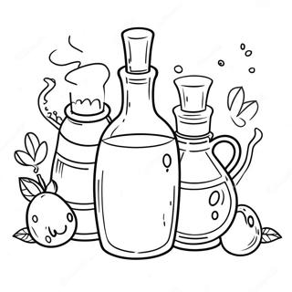 Page De Coloriage Des Potions 118523-53682