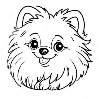 Page De Coloriage De Pomeranian 118573-53724