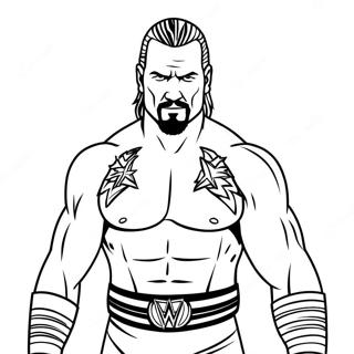 Page De Coloriage De La Wwe 118625-53764