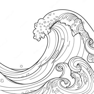 Page De Coloriage Des Vagues 118754-53862