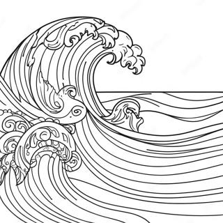 Page De Coloriage Des Vagues 118754-53863