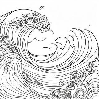 Page De Coloriage Des Vagues 118754-53864