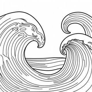 Page De Coloriage Des Douces Vagues Oceaniques 118755-53866