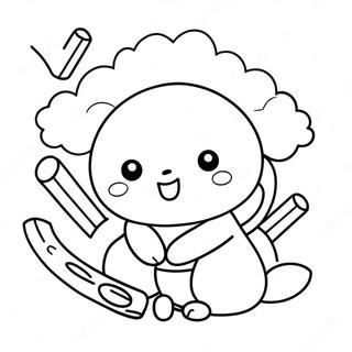 Doodle Kawaii Mignon Pages À Colorier