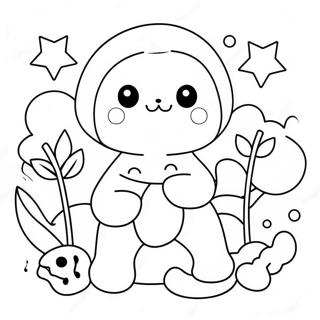 Page De Coloriage Kawaii Mignonne De Gribouillage 118882-53963