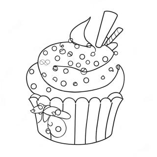 Cupcake Pages À Colorier