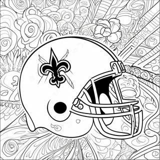 Saints De La Nouvelle-Orléans Pages À Colorier