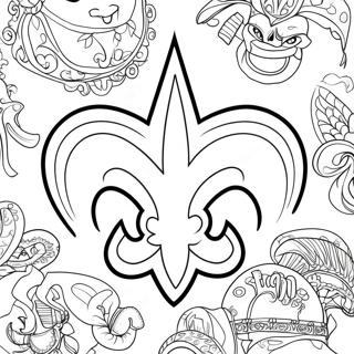 Page De Coloriage Des Saints De La Nouvelle Orleans 119011-54063