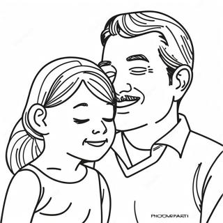 Page De Coloriage De Papa Et Fille 119062-54104