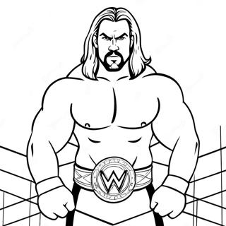 Page De Coloriage De La Wwe 119293-54282