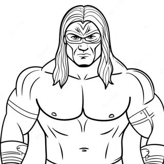 Page De Coloriage De La Wwe 119293-54284