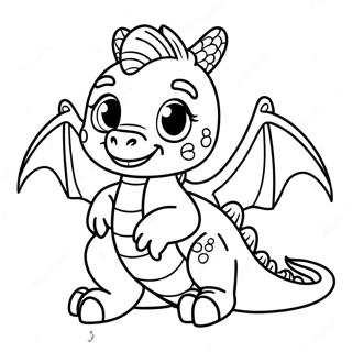 Bébé Dragon Pages À Colorier