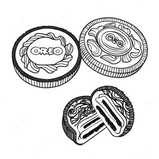 Oreo Pages À Colorier