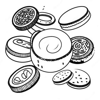 Page De Coloriage De Biscuit Oreo 119551-54482