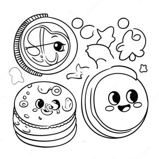 Page De Coloriage De Personnages Oreo Mignons 119552-54485