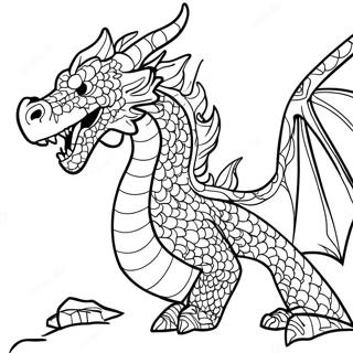 Dragon De Fe Cool Pages À Colorier