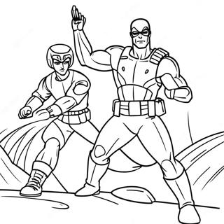 Page De Coloriage De Duke En Action Gi Joe 119785-54675