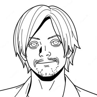 Sanji Pages À Colorier