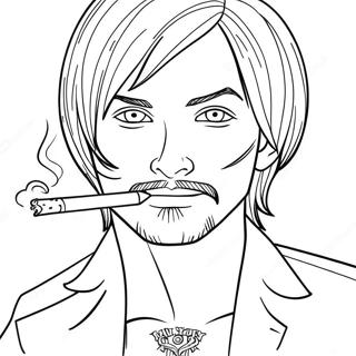 Coloriage De Sanji Avec Sa Cigarette Signature 119811-54700