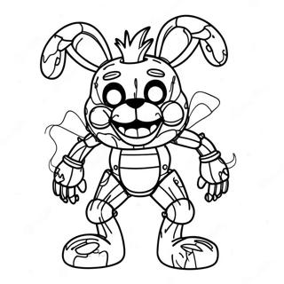 Coloriage De Springtrap Fnaf Effrayant 119835-54709