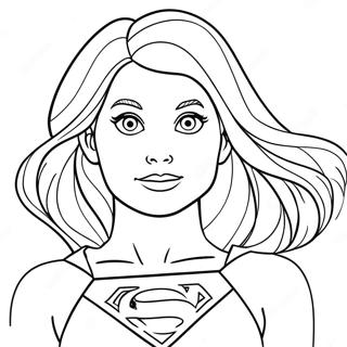 Coloriage De Supergirl 119860-54728